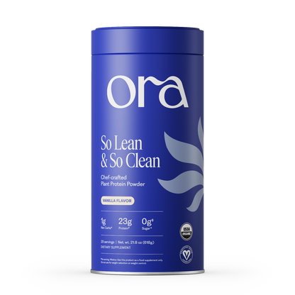 Ora So Lean & So Clean Organic Vegan Plant-Based Protein Powder 20 Servings