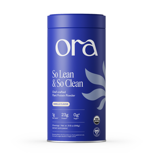 Ora So Lean & So Clean Organic Vegan Plant-Based Protein Powder 20 Servings