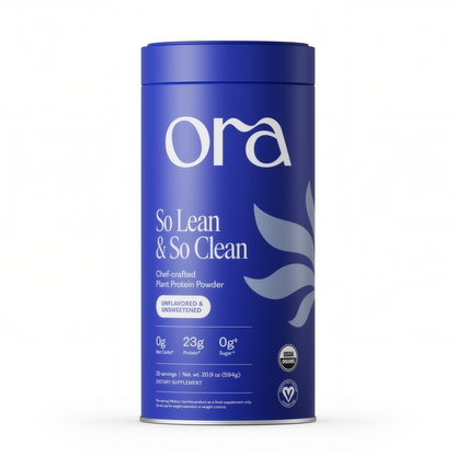 Ora So Lean & So Clean Organic Vegan Plant-Based Protein Powder 20 Servings